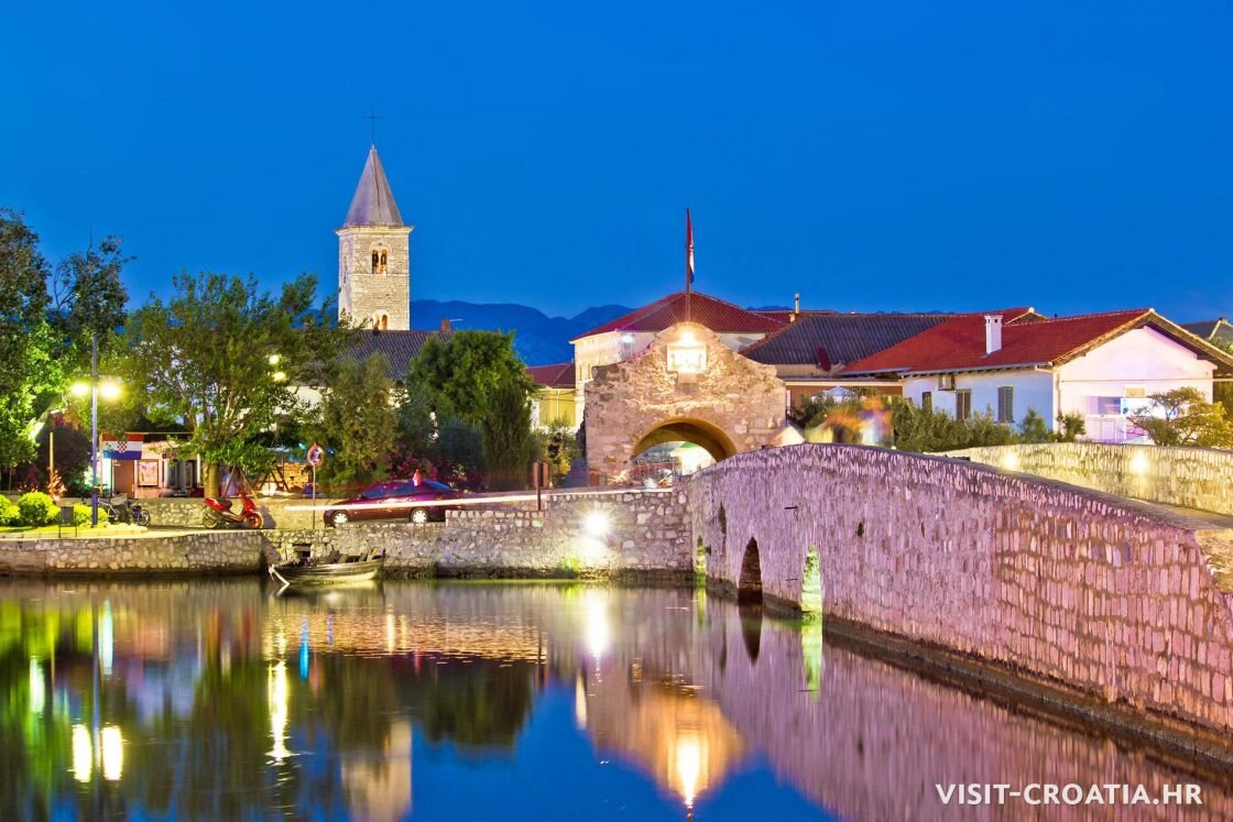 Nin waterfront and old town